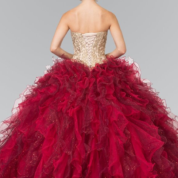 Sweetheart Neck Ballgown Evening Dress GSGL2211 - Picture 2 of 9